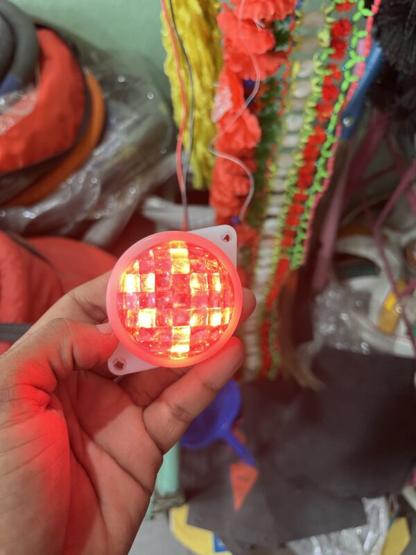 (Red- Blue) 6 pis Dream gold / football led/ पार्किंग led / (लाल - नीला) 6 पीस आयेगा (12v+24v common)