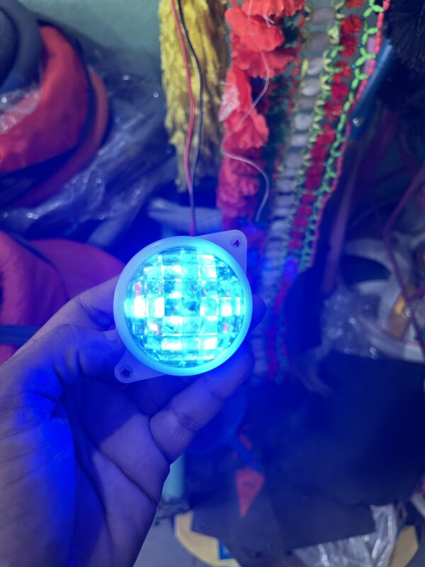 (Red- Blue) 6 pis Dream gold / football led/ पार्किंग led / (लाल - नीला) 6 पीस आयेगा (12v+24v common)