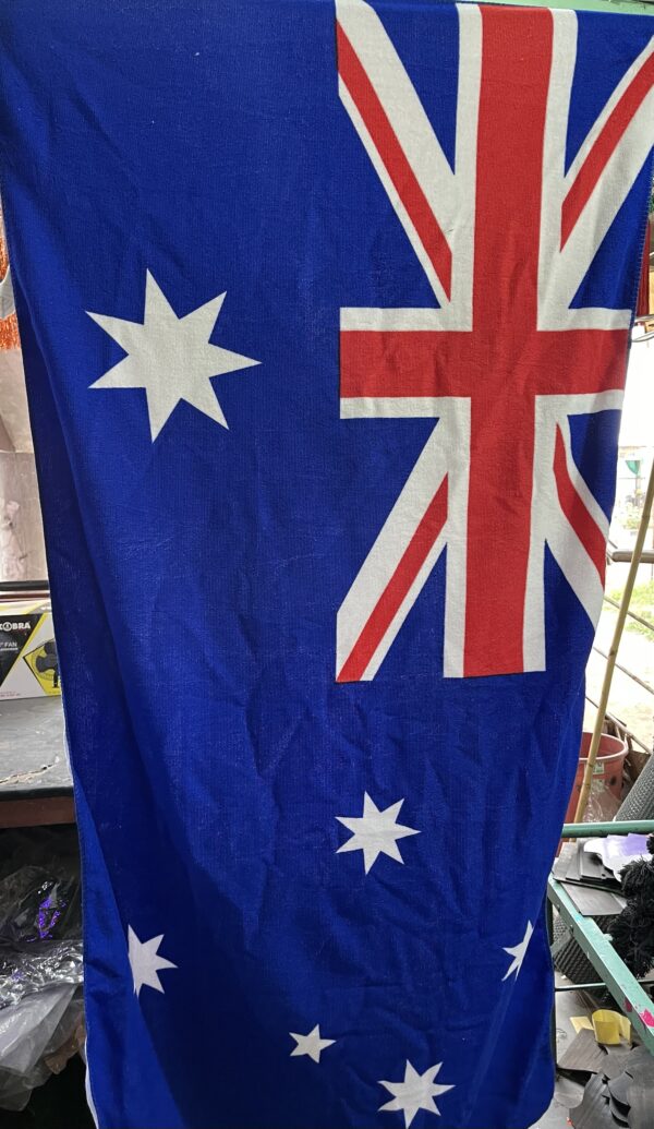 Australia flag tavel, ऑस्ट्रेलिया फ्लॅग टॉवेल ( site tavel),सीट टॉवेल
