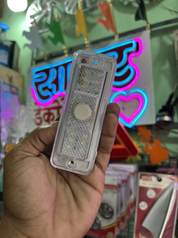 img_1139 mini cabin light 12 volt | small cabin light | blue + white with button