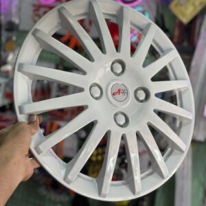 12” inch White Camry wheel cap (2- pis) / 12” इंच वाइट व्हील कैप (2-नग) For - Tata Ace, jeeto, maruti 800, omini, 12”inch disk size all