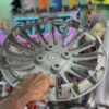 12” inch White Camry wheel cap (2- pis) / 12” इंच वाइट व्हील कैप (2-नग) For - Tata Ace, jeeto, maruti 800, omini, 12”inch disk size all