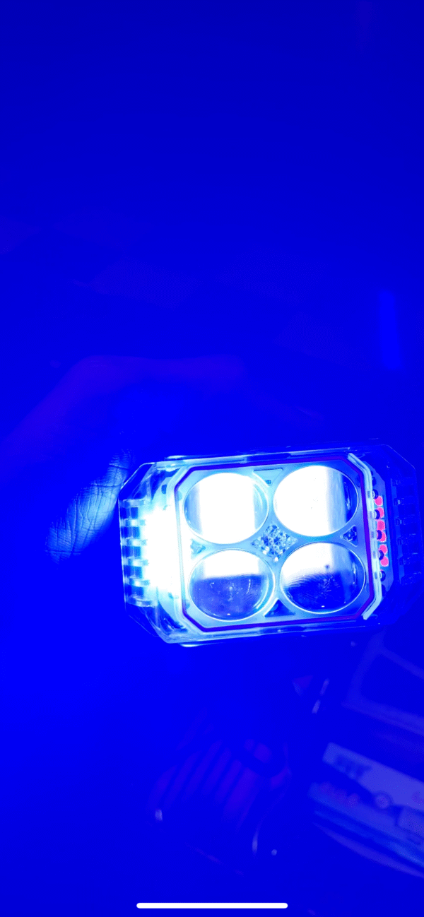 img_8402-5 4X4 Lens Fog Lamp with Yellow + White and Police Flasher (2-pis)/ 4X4 लेंस फोग लाइट पिला + सफेद और पोलिस फ्लैशर के साथ(2-पीस)