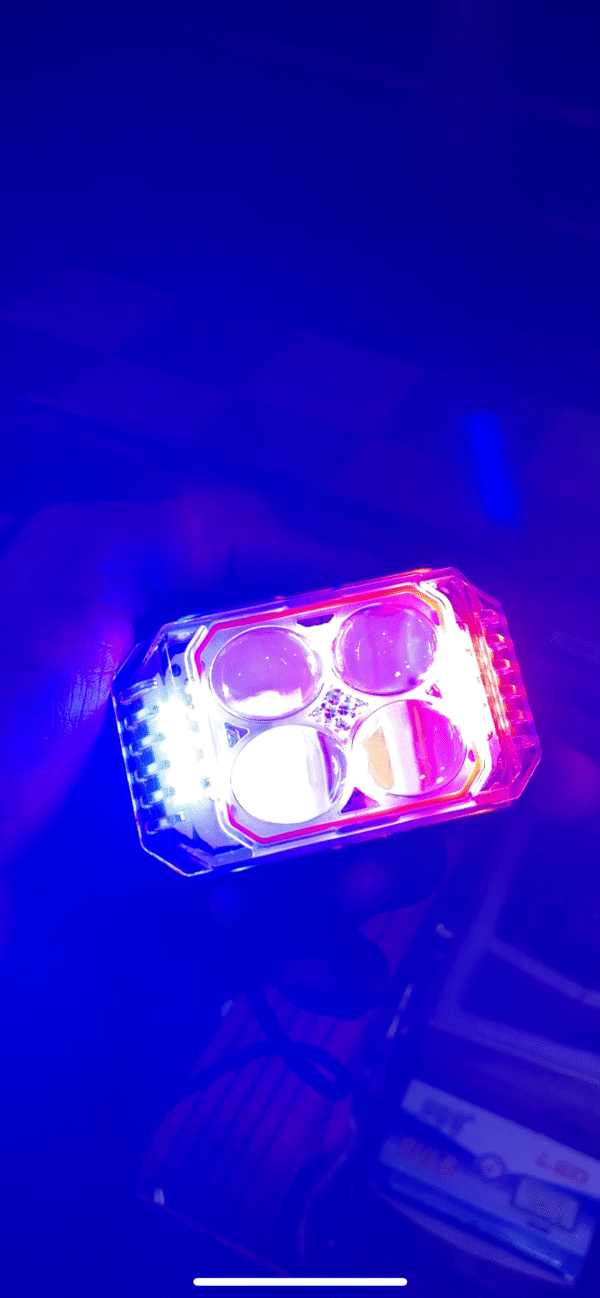 img_8404-2 4X4 Lens Fog Lamp with Yellow + White and Police Flasher (2-pis)/ 4X4 लेंस फोग लाइट पिला + सफेद और पोलिस फ्लैशर के साथ(2-पीस)