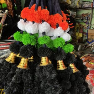 Jodhpuri gonda / jodhpuri choti / tiranga choti / तिरंगा गोंडा / तिरंगा जोधपूरी चोटी 
( 2 pis ) ( 2 पीस )