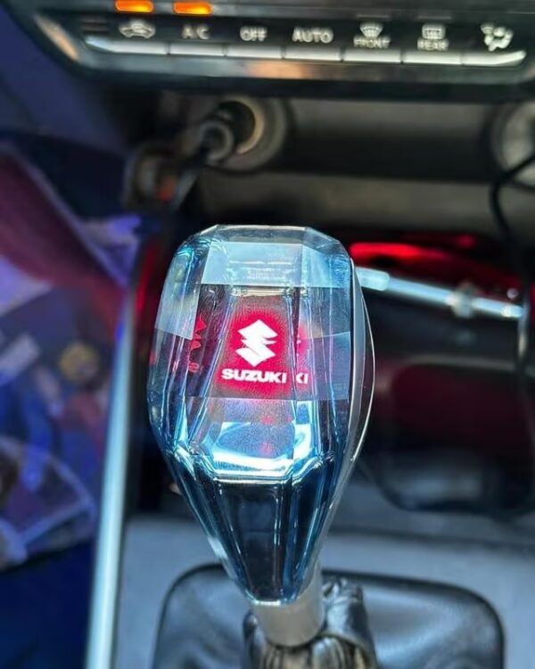 Multi LED Crystal Gear Knob / Gear Knob / Universal Fitting सभी गाड़ी में लग जाएगा