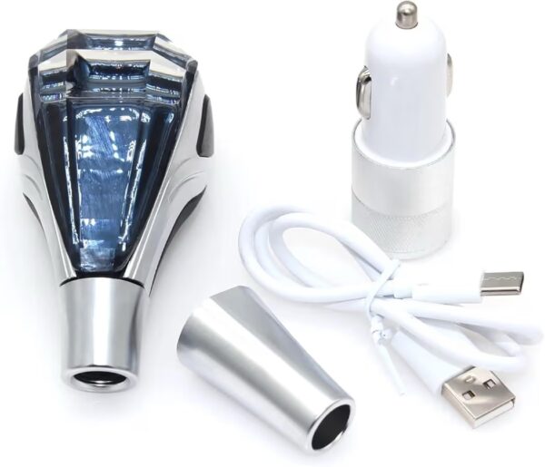 Multi LED Crystal Gear Knob / Gear Knob / Universal Fitting सभी गाड़ी में लग जाएगा