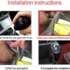Multi LED Crystal Gear Knob / Gear Knob / Universal Fitting सभी गाड़ी में लग जाएगा