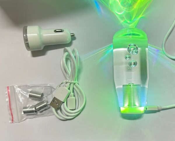 Crystal Gear Knob With RGB Lighting LED
क्रिस्टल गेयर नॉब LED लाइटिंग के साथ