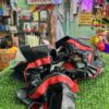 Pure Leather Elastic Steering Cover (Double Colour) Red+Black - Universal Fit
लेदर इलास्टिक स्टीयरिंग कवर, डबल कलर (लाल + ब्लैक)