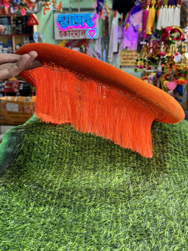Velvet Heavy Steering Cover (L size) Orange-(16” inch)
वेलवेट हेवी स्टीयरिंग कवर ( L साइज) -(16” - इंच)