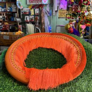 Velvet Heavy Steering cover (T Size) Orange- (18”- inch)
वेलवेट हेवी स्टीयरिंग कवर (T- साइज) - (18”- इंच)