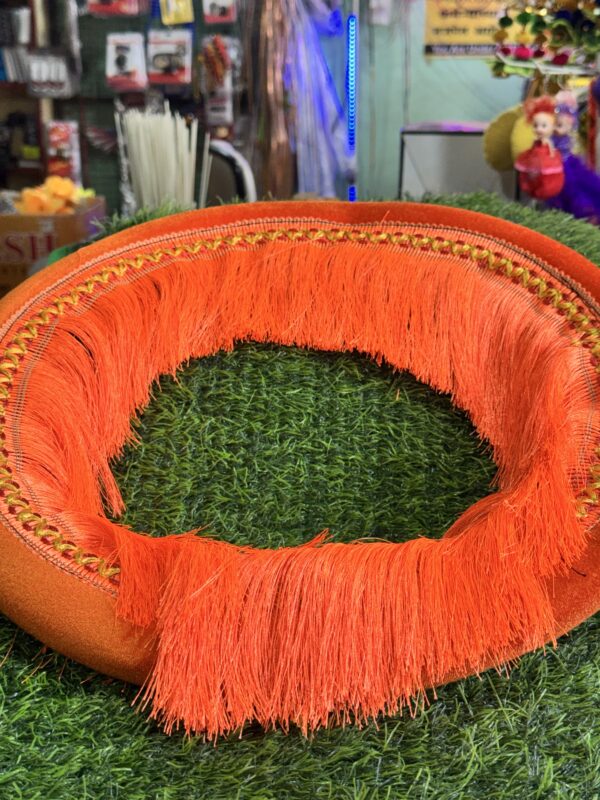 Velvet Heavy Steering cover (T Size) Orange- (18”- inch)
वेलवेट हेवी स्टीयरिंग कवर (T- साइज) - (18”- इंच)