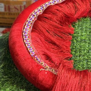 Velvet Heavy Steering Cover (M- size) Red-(14”- inch)
वेलवेट हेवी स्टीयरिंग कवर (M- साइज) - (14”-इंच)