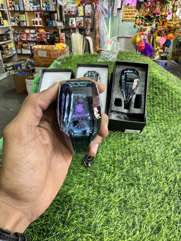 Multi LED Crystal Gear Knob / Gear Knob / Universal Fitting सभी गाड़ी में लग जाएगा