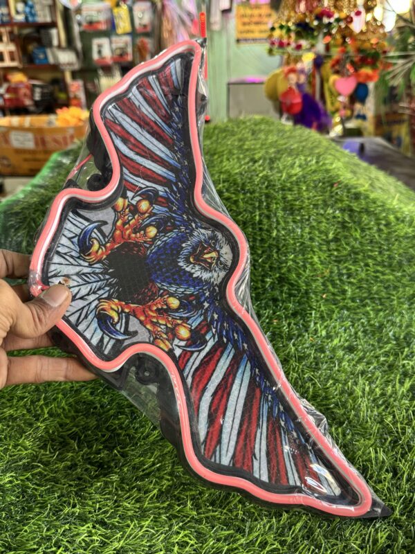 Pink / Red Neon Baaz Eagle -12 volt - (17” inch)
लाल / पिंक नियोन ईगल बाज - 12-वोल्ट- (17”- इंच)