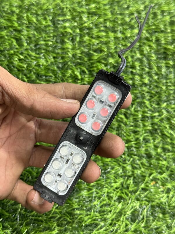 (2 pis) RED - BLUE Police flasher - 12volt - 
(2 पीस) पुलिस फ्लैशर रेड - ब्लू- (12-वोल्ट)