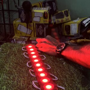 10 pis *Red Coin Light LED 10 pis - (12-volt)
10 पीस *लाल कॉइन लाइट LED- (12-वोल्ट)