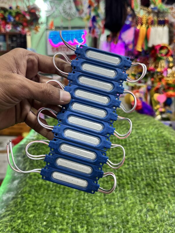 10 pis *Blue Tube module Light LED 10 pis - (12-volt)
10 पीस *नीला ट्यूब मोड्यूल लाइट LED- (12-वोल्ट)