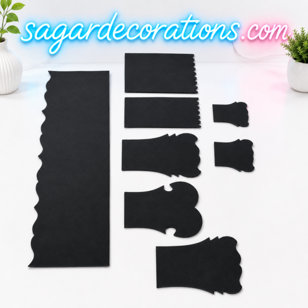 5.5 feet black rubber (tyre sole) [size- 5.5 feet X 1.5 feet] heavy rubber size - 66”inch by 18” inch
