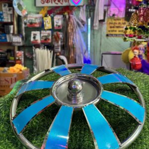 16" inch Steel wheel cap 8 patti - (2-pis) [R-16] 16” इंच स्टील व्हील कैप 8 पट्टी- {2 पीस}