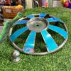 16" inch Steel wheel cap 8 patti - (2-pis) [R-16] 16” इंच स्टील व्हील कैप 8 पट्टी- {2 पीस}