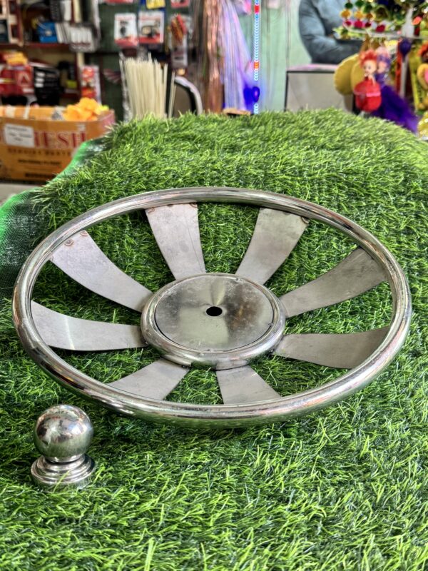 15" inch Steel wheel cap 8 patti - (2-pis) [R-14] [R-15] स्टील व्हील कैप 8 पट्टी- (2 पीस)