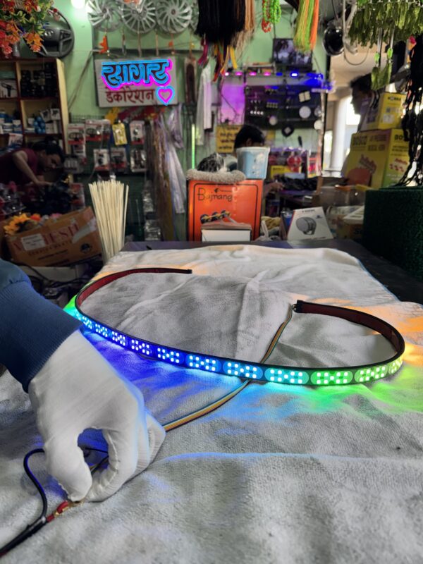 New RGB Multi Trunk light with 70 functions (4-feet) / pickup tail light strip (4-feet) / Ab 70 functions ke sath / New Multi RGB Break Strip