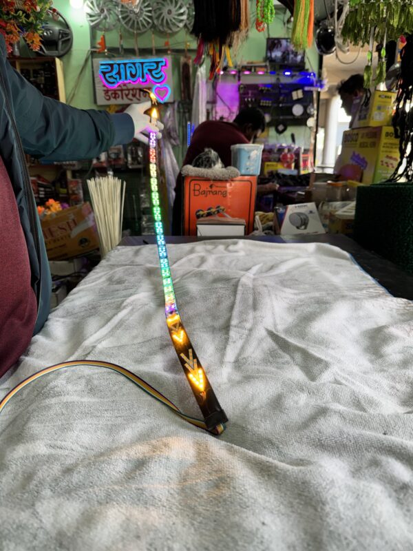 New RGB Multi Trunk light with 70 functions (4-feet) / pickup tail light strip (4-feet) / Ab 70 functions ke sath / New Multi RGB Break Strip