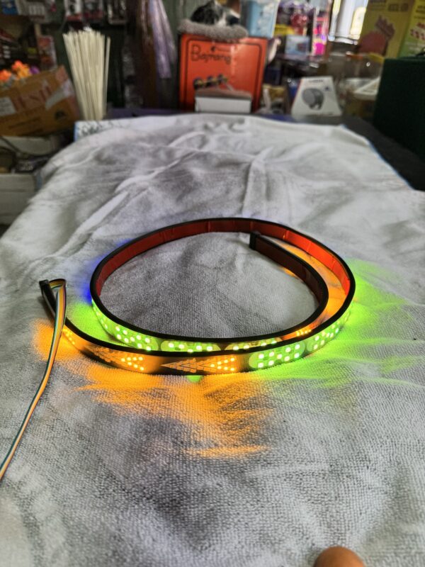 New RGB Multi Trunk light with 70 functions (4-feet) / pickup tail light strip (4-feet) / Ab 70 functions ke sath / New Multi RGB Break Strip