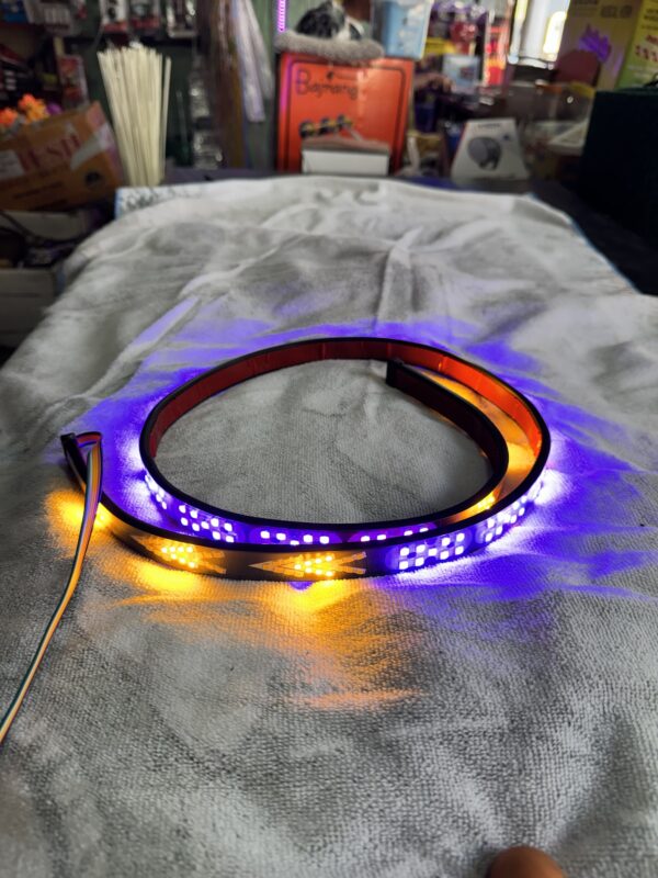 New RGB Multi Trunk light with 70 functions (4-feet) / pickup tail light strip (4-feet) / Ab 70 functions ke sath / New Multi RGB Break Strip