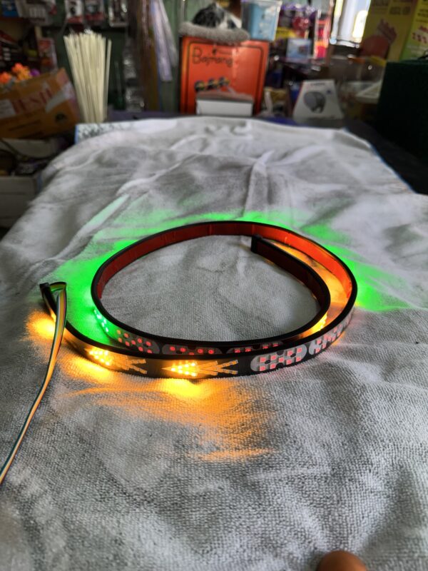 New RGB Multi Trunk light with 70 functions (4-feet) / pickup tail light strip (4-feet) / Ab 70 functions ke sath / New Multi RGB Break Strip