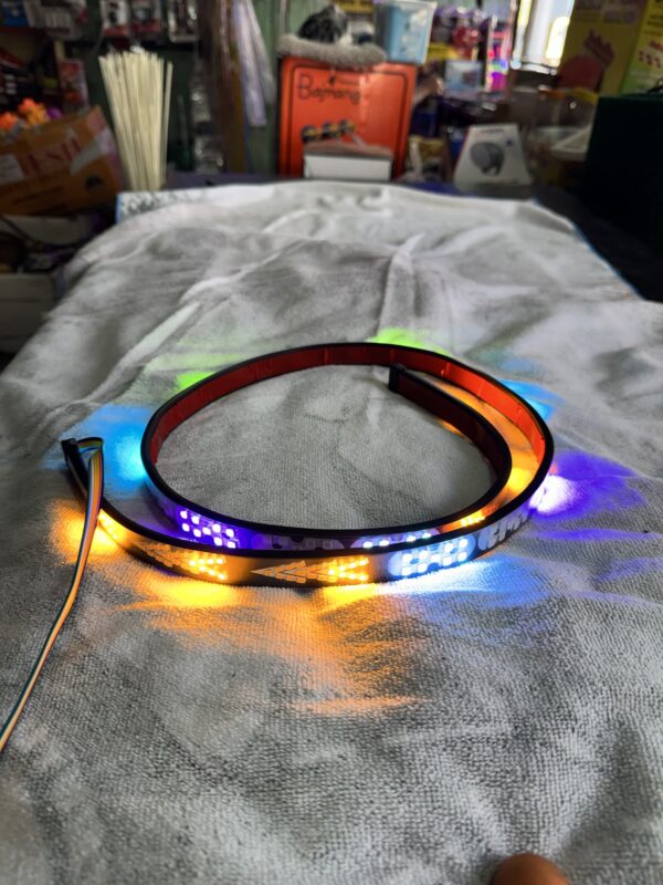 New RGB Multi Trunk light with 70 functions (4-feet) / pickup tail light strip (4-feet) / Ab 70 functions ke sath / New Multi RGB Break Strip