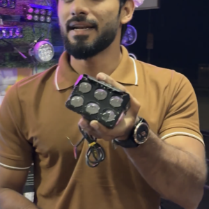 6 Lens Fog Lamp (1- pis) / SSLG - js 43 pro / High Power Fog Lamp/ [12volt / 24volt common]
सभी प्रकार की गाड़ियो में लग जायेगा. (1- पिस) {*One Peace In box}