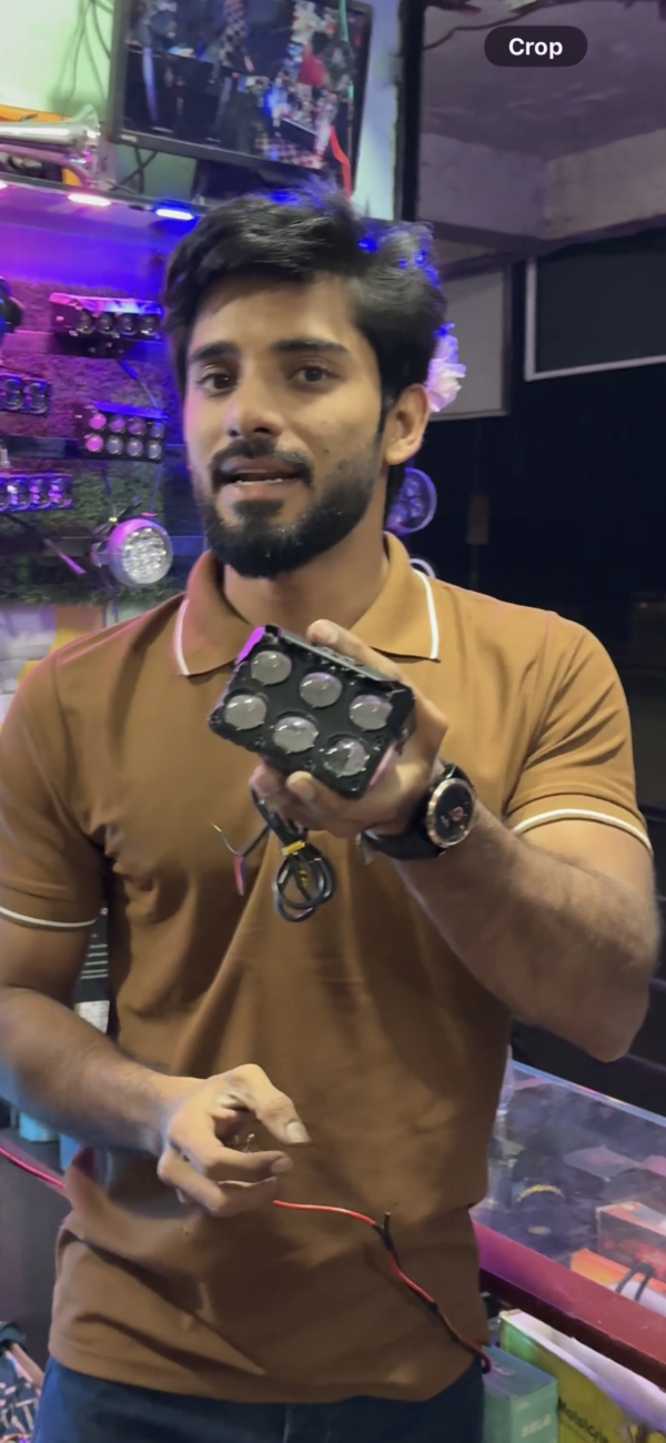 6 Lens Fog Lamp (1- pis) / SSLG - js 43 pro / High Power Fog Lamp/ [12volt / 24volt common]
सभी प्रकार की गाड़ियो में लग जायेगा. (1- पिस) {*One Peace In box}