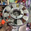 Steel wheel cap cp (15”inch) for bolero, cruiser and R-15 tyre size (set of 2-pis) [Red Colour]स्टील व्हील कैप cp (15” इंच) R-15 टायर साइज के लिये (2 - पीस) [लाल कलर]