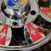 Steel wheel cap cp (15”inch) for bolero, cruiser and R-15 tyre size (set of 2-pis) [Red Colour]स्टील व्हील कैप cp (15” इंच) R-15 टायर साइज के लिये (2 - पीस) [लाल कलर]
