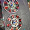 Steel wheel cap cp (15”inch) for bolero, cruiser and R-15 tyre size (set of 2-pis) [Red Colour]स्टील व्हील कैप cp (15” इंच) R-15 टायर साइज के लिये (2 - पीस) [लाल कलर]