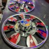 Steel wheel cap cp (15”inch) for bolero, cruiser and R-15 tyre size (set of 2-pis) [Red Colour]स्टील व्हील कैप cp (15” इंच) R-15 टायर साइज के लिये (2 - पीस) [लाल कलर]