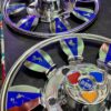 Steel wheel cap cp (15”inch) for bolero, cruiser and R-15 tyre size (set of 2-pis) [*Blue Colour] स्टील व्हील कैप cp (15” इंच) R-15 टायर साइज के लिये (2 – पीस) [*नीला कलर]