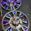 Steel wheel cap cp (15”inch) for bolero, cruiser and R-15 tyre size (set of 2-pis) [*Blue Colour] स्टील व्हील कैप cp (15” इंच) R-15 टायर साइज के लिये (2 – पीस) [*नीला कलर]