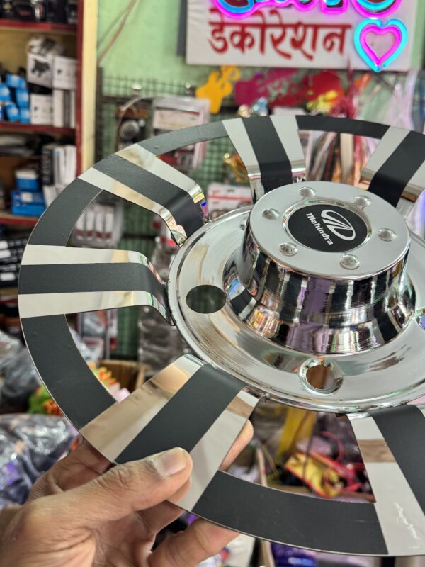 R-16” inch Steel Wheel cap 5 hole (Original & heavy Quality) {set of 2 - pis}  R-16” इंच स्टील व्हील कैप 5 होल (ओरिजनल और हैवी क्वॉलिटी)