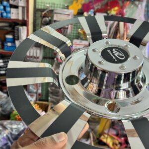 R-15” inch Steel Wheel cap 5 hole (Original & heavy Quality) {set of 2 - pis}  R-15” इंच स्टील व्हील कैप 5 होल (ओरिजनल और हैवी क्वॉलिटी)