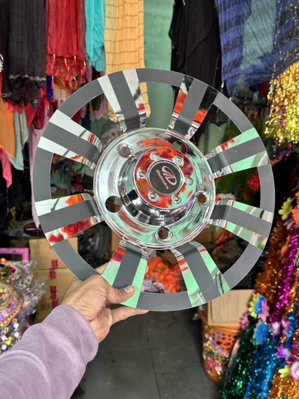 R-15” inch Steel Wheel cap 5 hole (Original & heavy Quality) {set of 2 - pis}  R-15” इंच स्टील व्हील कैप 5 होल (ओरिजनल और हैवी क्वॉलिटी)