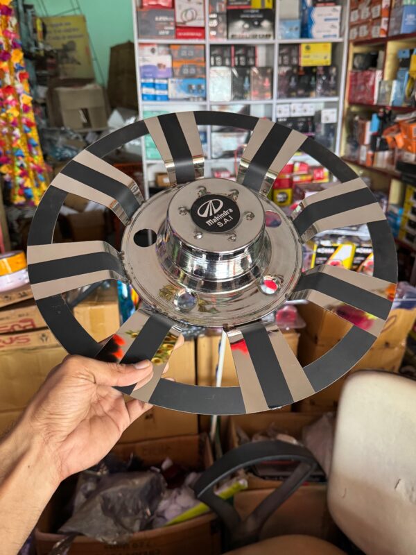 R-15” inch Steel Wheel cap 5 hole (Original & heavy Quality) {set of 2 - pis}  R-15” इंच स्टील व्हील कैप 5 होल (ओरिजनल और हैवी क्वॉलिटी)