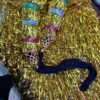 Golden zari Choti / Golden zari Anta / Soneri chamki gonda [2 ~ pis]