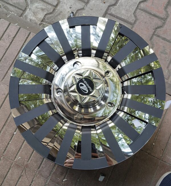 R-15” inch Steel Wheel cap 5 hole (Original & heavy Quality) {set of 2 - pis}  R-15” इंच स्टील व्हील कैप 5 होल (ओरिजनल और हैवी क्वॉलिटी)