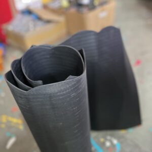 5.5 feet black rubber (tyre sole) [size- 5.5 feet X 1.5 feet]