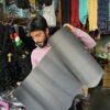 5.5 feet black rubber (tyre sole) [size- 5.5 feet X 1.5 feet]