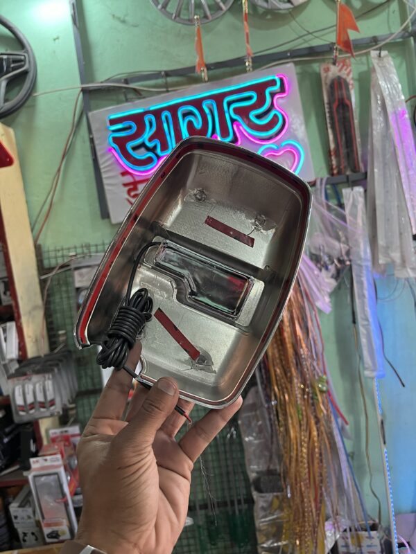 Bolero / cruiser, toofan DRL Mirror chrome ( 2 pis ) with Orange DRL indicator Light